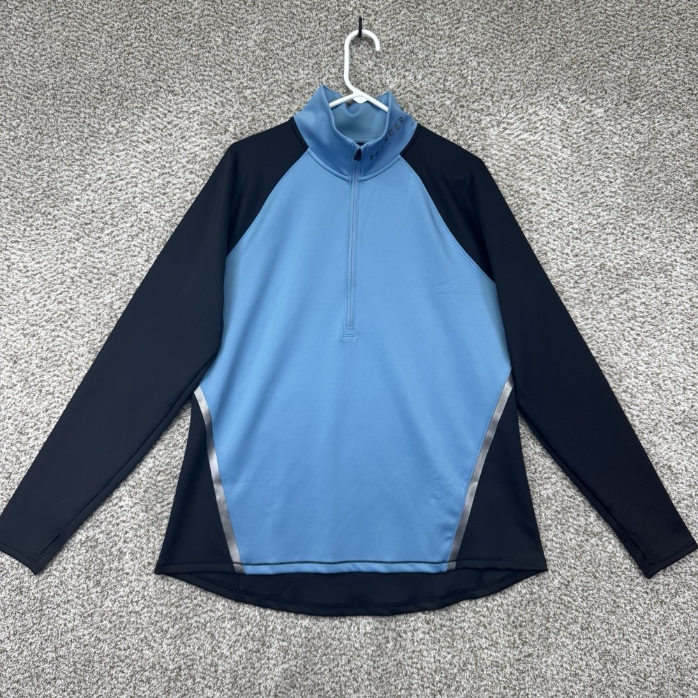 Under Armour 1/2 Zip Mock Neck Jacket Women's 2XL XXL Pullover Top Colorblock